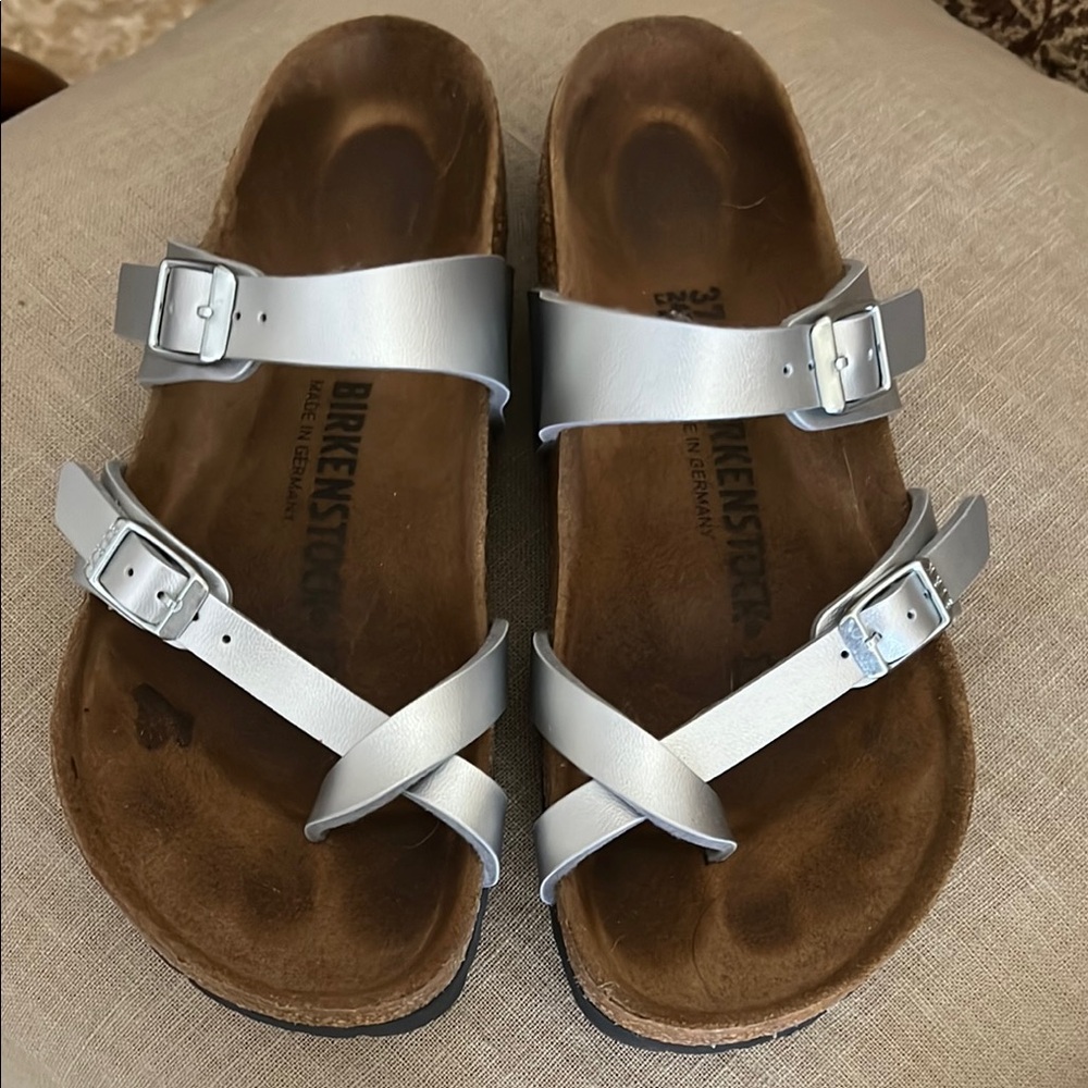 Birkenstock Silver Sandals